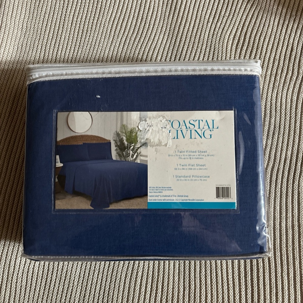 Costal living 3 pieces sheets Twin